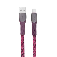 RivaCase Usb kábel, USB - USB-C, 1,2 m, RIVACASE &quot;PS6102&quot;, piros kábel és adapter