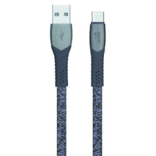 RivaCase USB kábel, USB - USB-C, 1,2 m, RIVACASE &quot;PS6102&quot;, szürke kábel és adapter