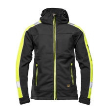 Rival ARSO Softshell munkáskabát Fekete/Sárga - 3XL munkaruha