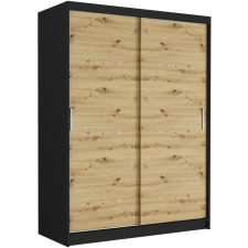  RIVANO III. Gardróbszekrény 150x200x60 - antracit, artisan bútor