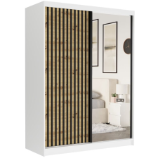  RIVANO VII. Gardróbszekrény tükörrel 150x200x60 - fehér bútor
