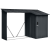 RIWALL PRO RMWS 3x9 Anthracite tűzifatároló fészerrel 2,7 x 1,6 m (antracit)