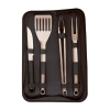 RIWALL Riwall PRO RBBQ 4B SET 4-részes prémium rozsdamentes acél grilleszköz készlet