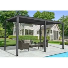  Riwall RMBP 13x10 Anthracite Bioklimatikus Alumínium Pergola 4x3 m, antracit kerti tárolás