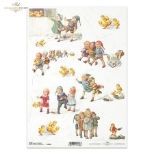  Rizspapír - Huncut gyerekek dekorációs kellék