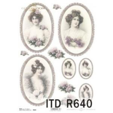  Rizspapír - kámea dekorációs kellék