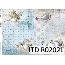  Rizspapír - libák dekorációs kellék