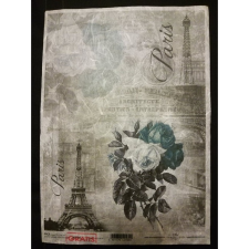  Rizspapír rózsás Párizs decoupage papír