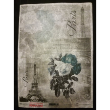 Rizspapír rózsás Párizs decoupage papír