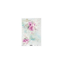  Rizspapír - shabby chic rózsa dekorációs kellék