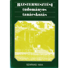  Rizstermesztési tudományos tanácskozás antikvárium - használt könyv