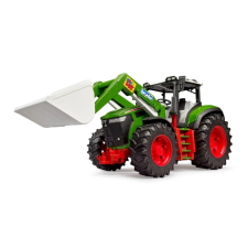 Roadmax traktor elülső rakodóval autópálya és játékautó