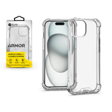 ROAR Apple iPhone 15 szilikon hátlap - Roar Armor Gel - átlátszó (KC247330) tok és táska