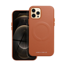 ROAR Leather Magsafe iPhone 12 Pro eco bőr tok, barna tok és táska