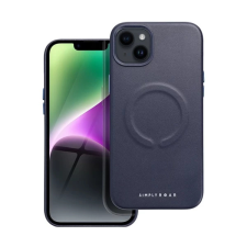 ROAR Leather Magsafe iPhone 14 Plus eco bőr tok kék tok és táska