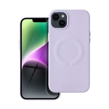 ROAR Leather Magsafe iPhone 14 Plus eco bőr tok, lila tok és táska
