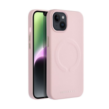 ROAR Leather Magsafe iPhone 14 Pro eco bőr tok, rózsaszín tok és táska