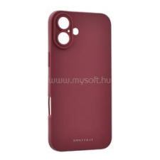 ROAR LUNA szilikon telefonvédő (ultravékony, matt, kameravédő, wireless) BORDÓ (GP-160016) tok és táska