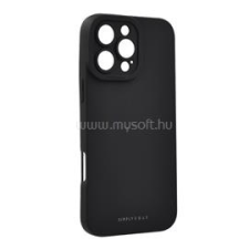 ROAR LUNA szilikon telefonvédő (ultravékony, matt, kameravédő, wireless) FEKETE (GP-160020) tok és táska