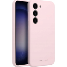 ROAR Samsung Galaxy A54 5G prémium szilikon tok velúr béléssel, világos rózsaszín ( ) tok és táska