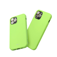 ROAR színes zselés tok - iPhone 15 Plus lime tok és táska