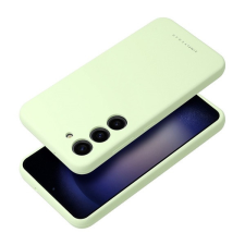 ROAR Xiaomi Redmi 14C prémium szilikon tok velúr béléssel, világos zöld tok és táska