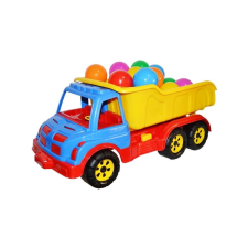 Roben Toys játék, 60cm-esműanyag teherautó labdákkal autópálya és játékautó