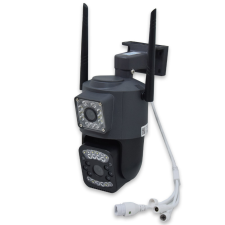 Robi Dupla kamerás vezeték nélküli WiFi biztonsági kamera mozgásérzékelővel - fekete megfigyelő kamera