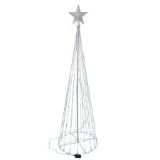 Robi Ledes karácsonyfa fém vázzal - 226 LED, hideg fehér / 120 cm karácsonyi dekoráció