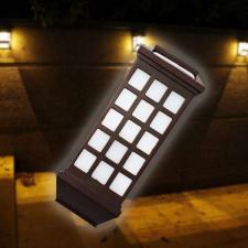 Robi Napelemes falra szerelhető kerti dekor lámpa / 2 db kültéri világítás