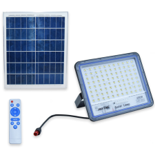 Robi Napelemes LED reflektor, gyors töltéssel, IP66 védelemmel, távirányítóval - 400W kültéri világítás