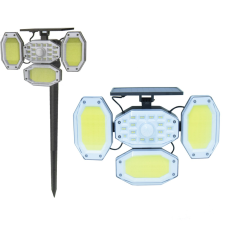 Robi Napelemes, mozgásérzékelős LED reflektor távirányítással (HS-V88) kültéri világítás