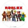  Roblox témájú tortaostya,ostyalap