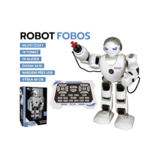 Robot FOBOS interaktív játék 40 cm USB-vel játékfigura