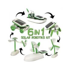  Robot Kits - 6 az 1-ben - Napelemes építőkészlet makett