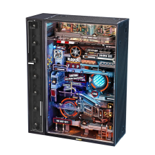 Robotime 3D Fa mechanikus puzzle labdapálya A múlt városa puzzle, kirakós