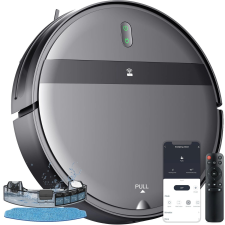  Robotporszívó, 2000Pa szívás, alkalmazásvezérlés, fekete, EU porszívó