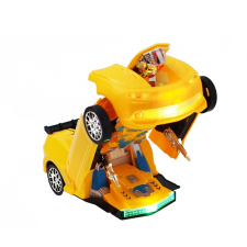  Robottá alakuló játék sportkocsi autópálya és játékautó
