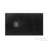 Roca Terran Stonex 100x80 cm-es zuhanytálca lefolyóval,Fekete AP1013E832001400