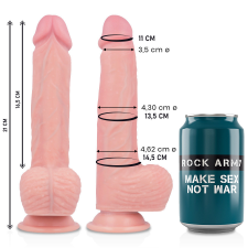 ROCK ARMY ROCKARMY - FOLYÉKONY SZILIKON VIBRÁTOR PRÉMIUM SPITFIRE 21CM vibrátorok