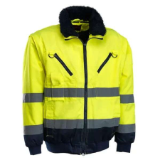 Rock DISCOVER-Y-3XL Jól-láthatósági 3 az 1-ben pilótadzseki Sárga színben láthatósági ruházat
