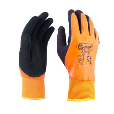 Rock Safety LRS3033 Duplán latex mártott poliészter szerelőkesztyű védőkesztyű