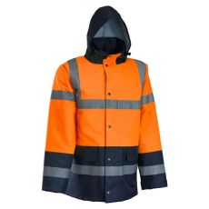 Rock TR466-O-2XL Jól-láthatósági bélelt munkavédelmi télikabát