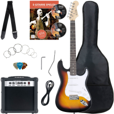 Rocktile Banger'S Pack Elektromos Gitár Szett 7 Részes Sunburst gitár és basszusgitár
