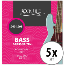 Rocktile elektromos basszusgitár Húrok 5 Darabos Csomag basszusgitár kiegészítő