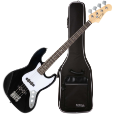 Rocktile Fatboy Ii Black Elektromos Basszusgitár Gig Bag-Gal Együtt gitár és basszusgitár