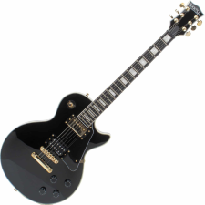 Rocktile Pro L-200Bk Elektromos Gitár Fekete Deluxe gitár és basszusgitár