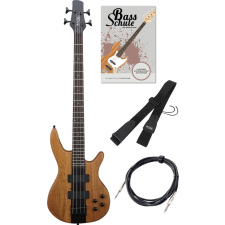 Rocktile Pro Lb104-N Lowbone Elektromos Basszusgitár Szett Natural gitár és basszusgitár