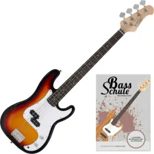 Rocktile Puncher Bass Sunburst Szett + Kották + Cd (Németül) gitár és basszusgitár