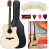 Rocktile Wsd-101C Nt Akusztikus Népi Gitár  Dreadnought Szett 5 Részes Tartozékkal És Táskával